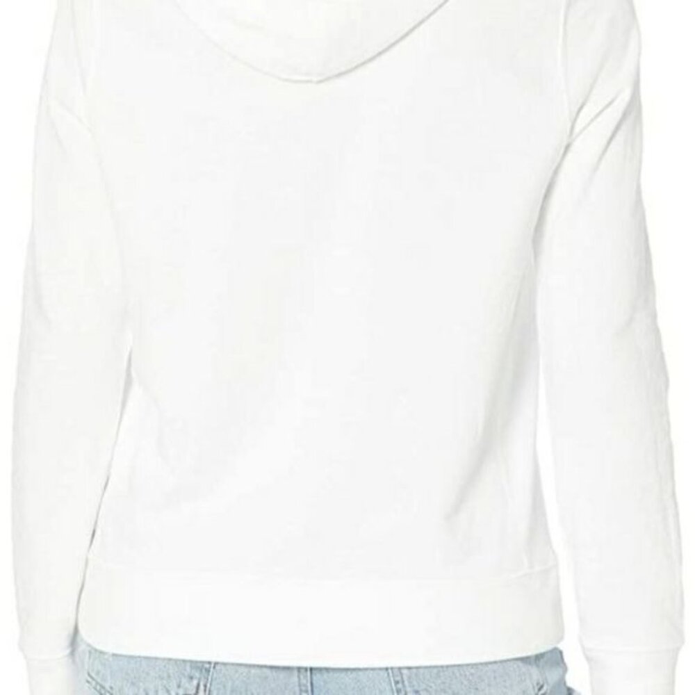 Tommy Hilfiger Jeans White Cropped Hoodie - Picture 2 of 7